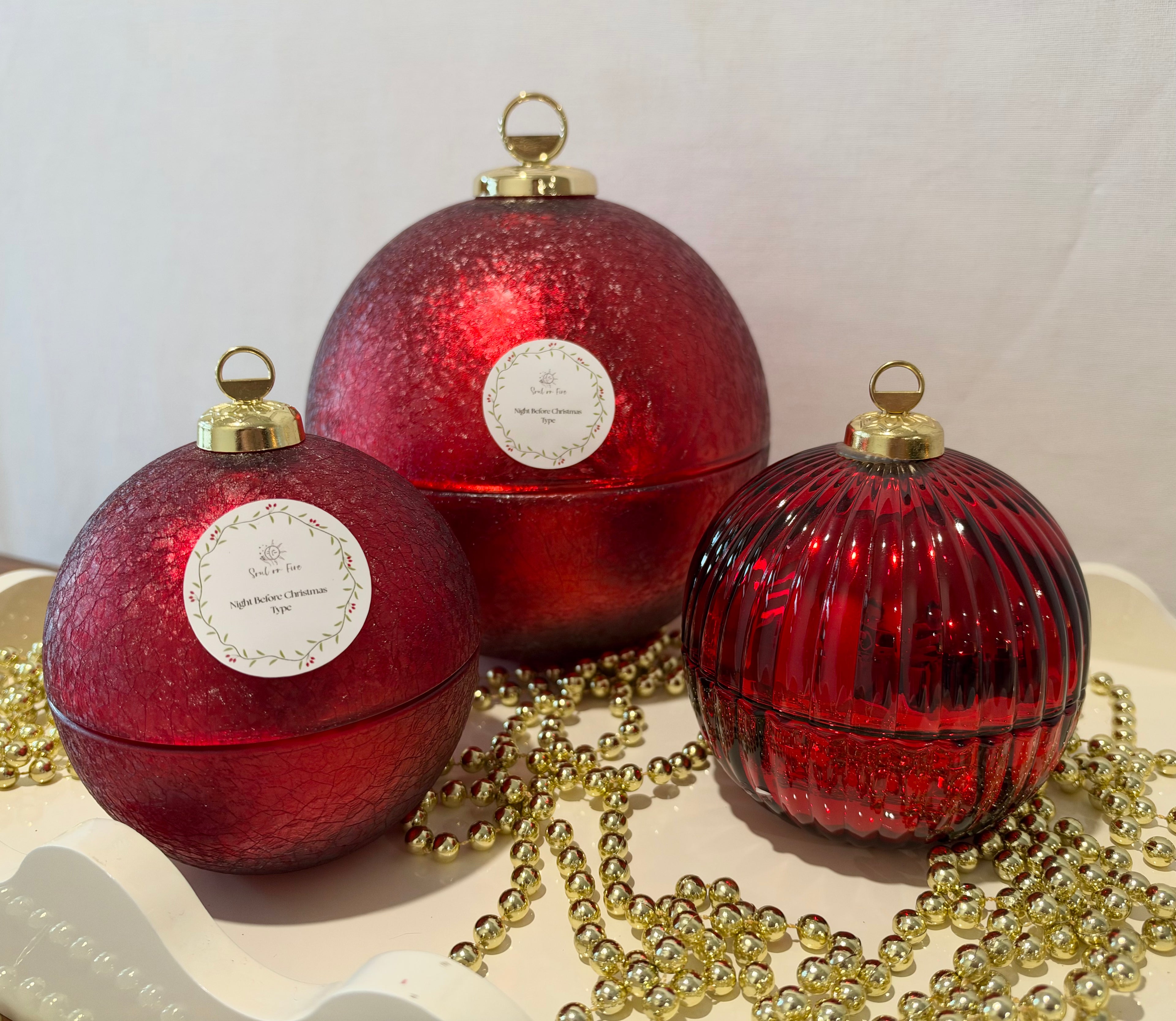 Christmas Bauble Candle | Jumbo - Made to Order