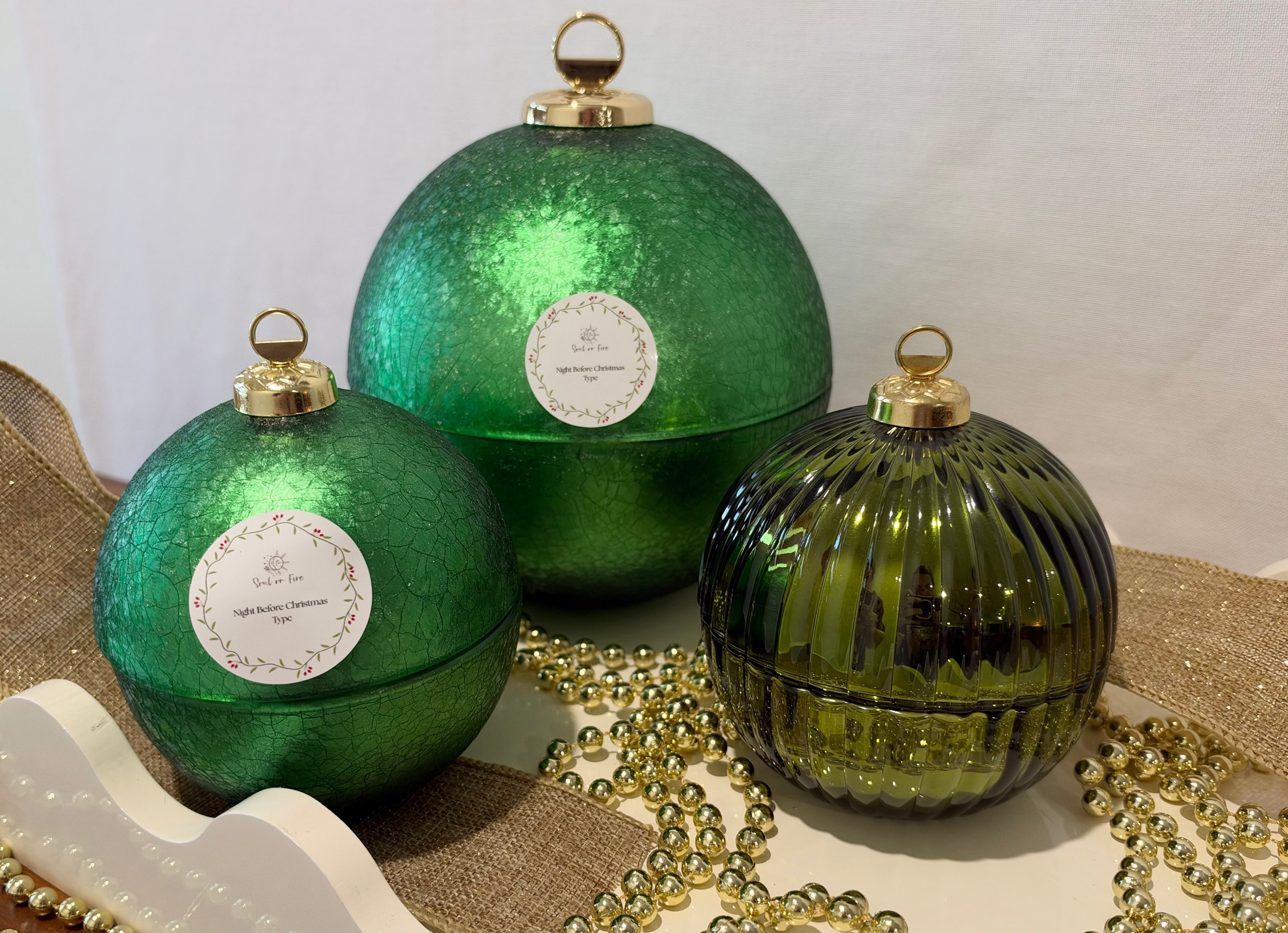 Christmas Bauble Candle | Jumbo - Made to Order