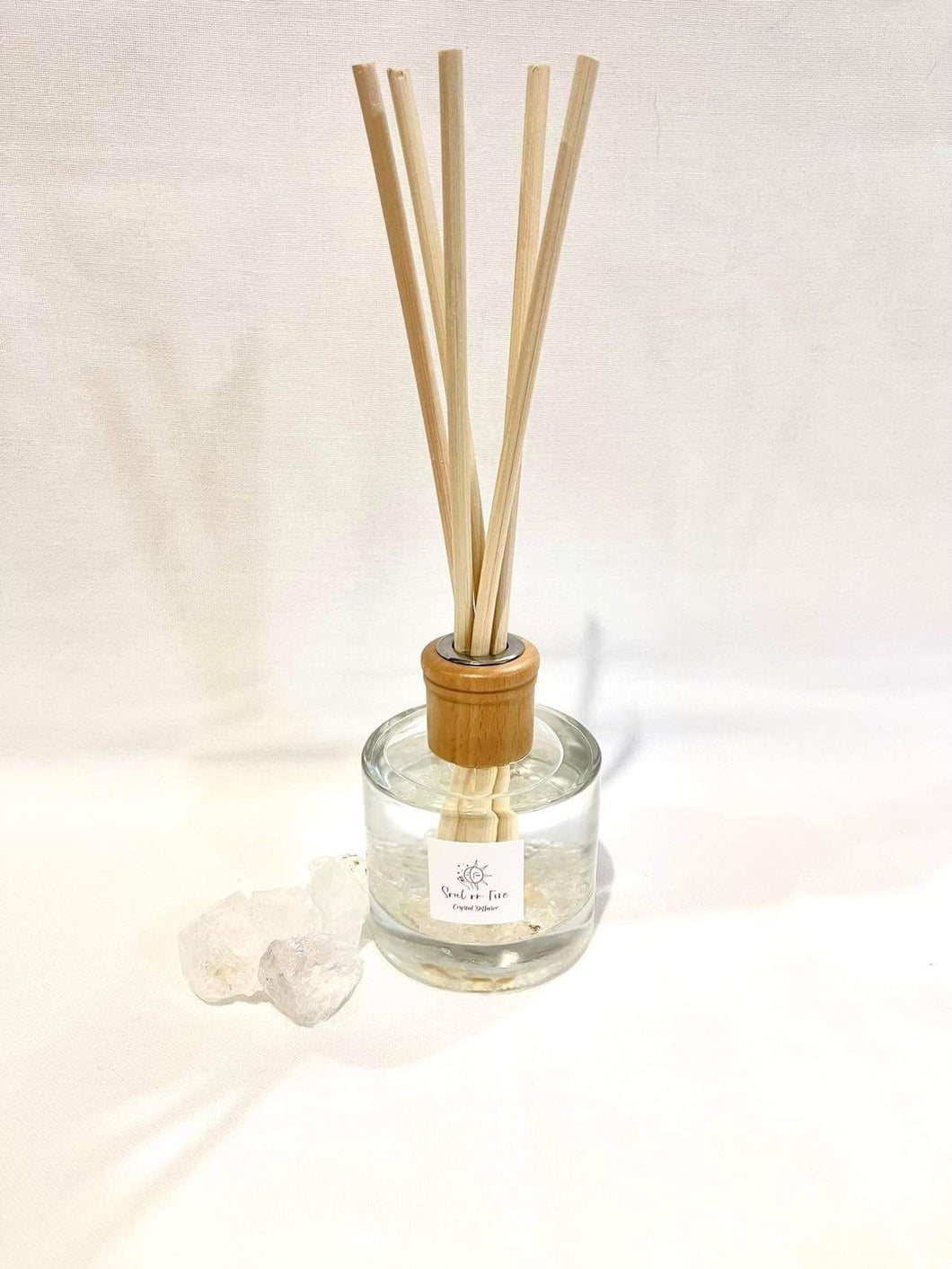 Diffusers Infused with Quartz Crystals